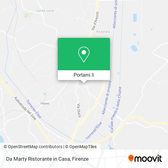 Mappa Da Marty Ristorante in Casa