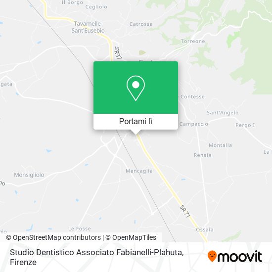 Mappa Studio Dentistico Associato Fabianelli-Plahuta