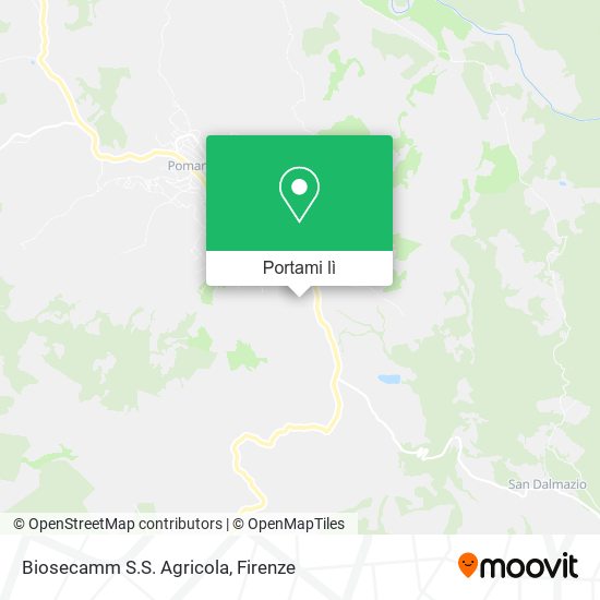 Mappa Biosecamm S.S. Agricola