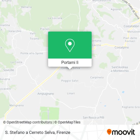 Mappa S. Stefano a Cerreto Selva