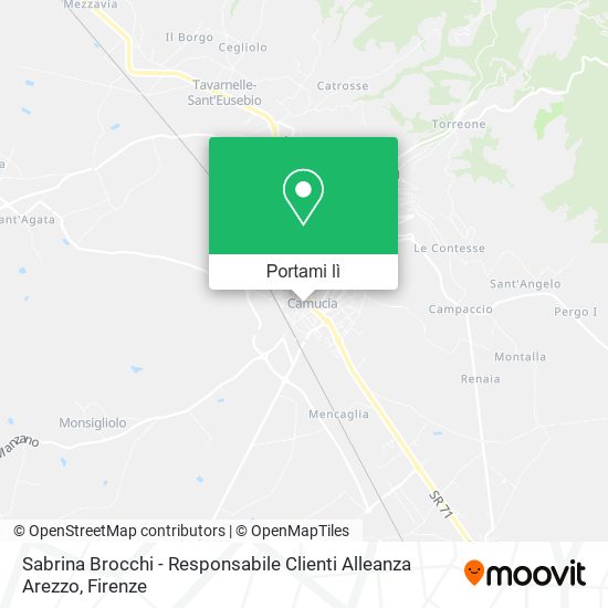 Mappa Sabrina Brocchi - Responsabile Clienti Alleanza Arezzo
