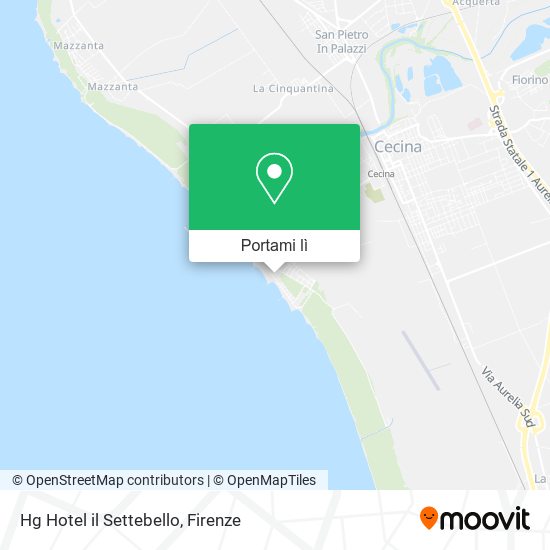 Mappa Hg Hotel il Settebello