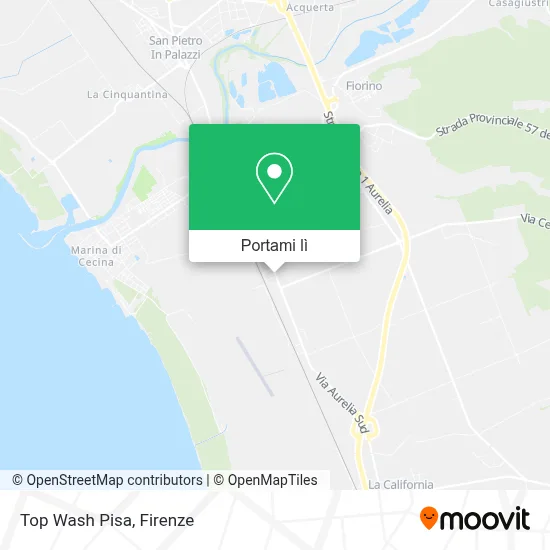 Mappa Top Wash Pisa