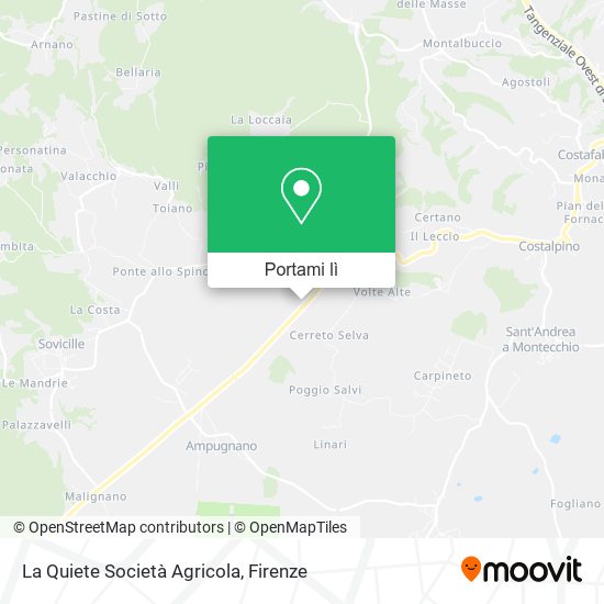 Mappa La Quiete Società Agricola