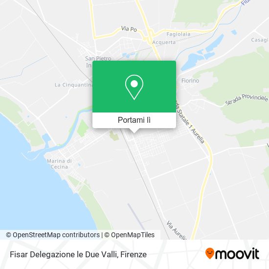Mappa Fisar Delegazione le Due Valli