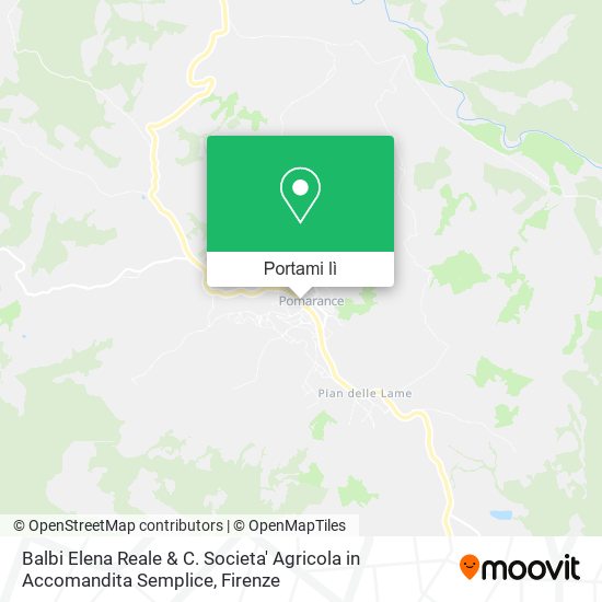 Mappa Balbi Elena Reale & C. Societa' Agricola in Accomandita Semplice