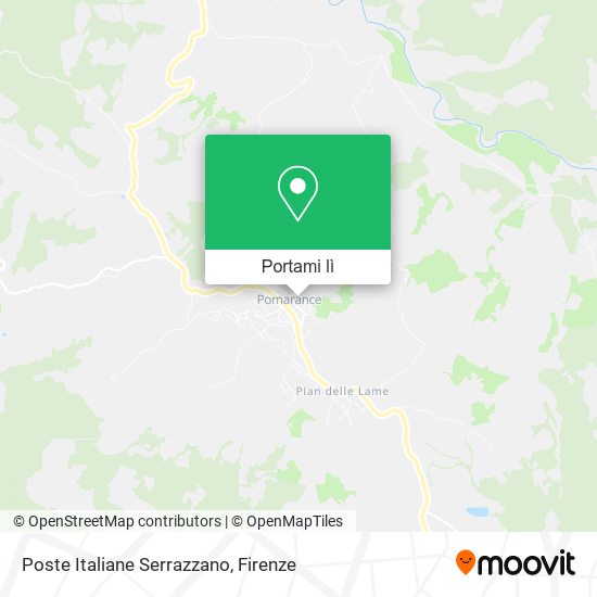 Mappa Poste Italiane Serrazzano