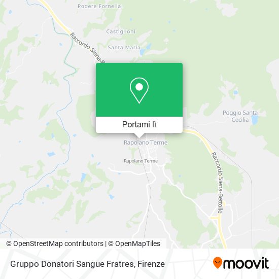 Mappa Gruppo Donatori Sangue Fratres
