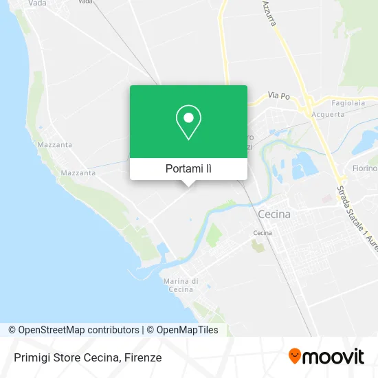 Mappa Primigi Store Cecina