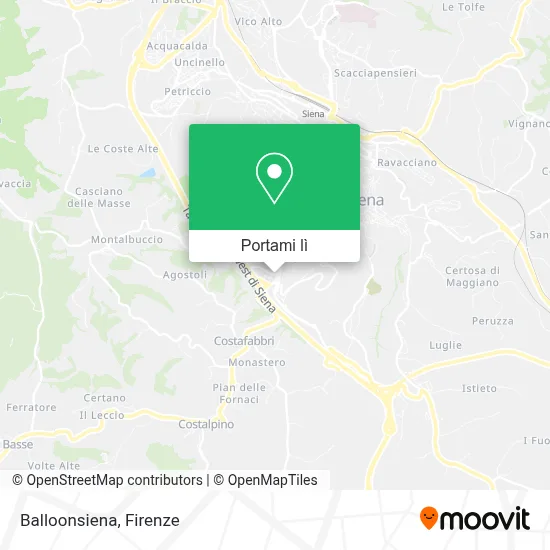 Mappa Balloonsiena