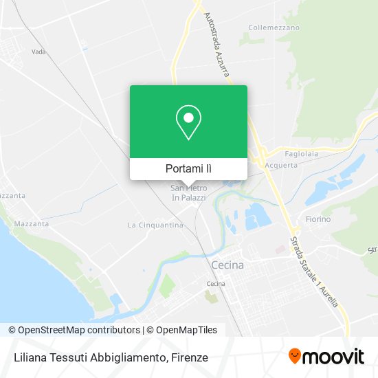 Mappa Liliana Tessuti Abbigliamento