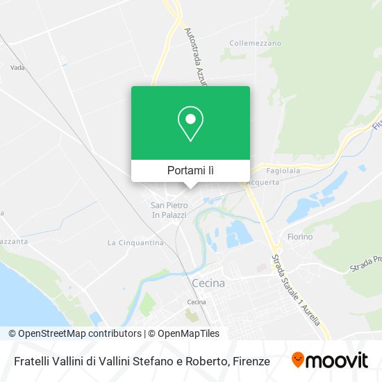 Mappa Fratelli Vallini di Vallini Stefano e Roberto