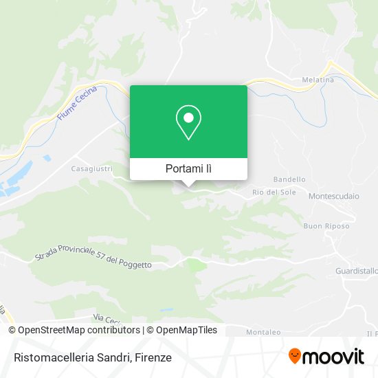 Mappa Ristomacelleria Sandri