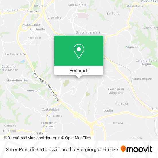 Mappa Sator Print di Bertolozzi Caredio Piergiorgio