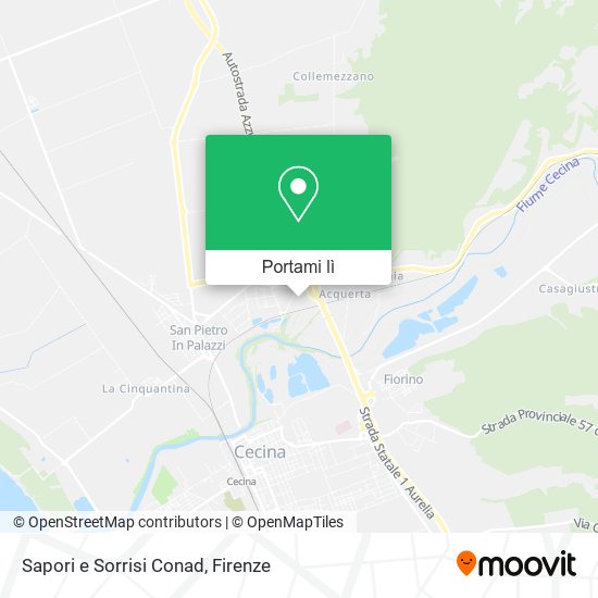 Mappa Sapori e Sorrisi Conad