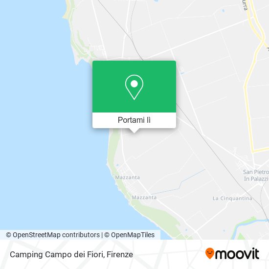 Mappa Camping Campo dei Fiori