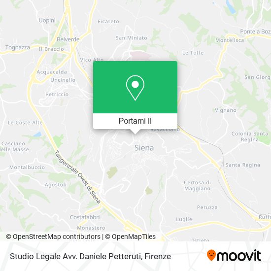 Mappa Studio Legale Avv. Daniele Petteruti
