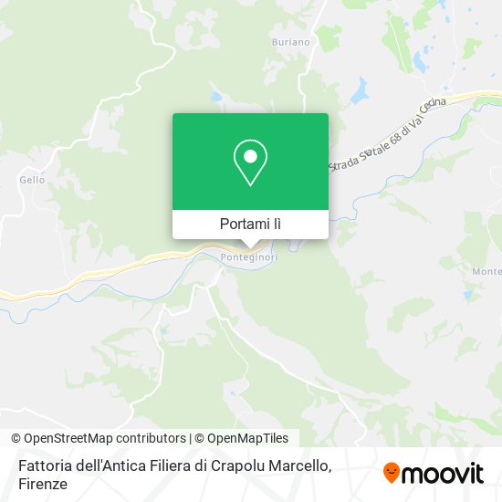 Mappa Fattoria dell'Antica Filiera di Crapolu Marcello