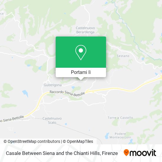 Mappa Casale Between Siena and the Chianti Hills