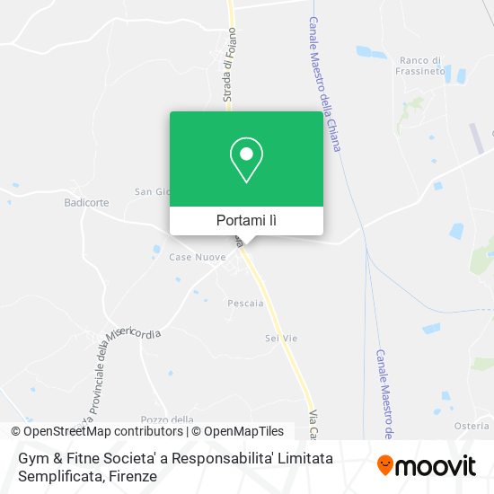Mappa Gym & Fitne Societa' a Responsabilita' Limitata Semplificata