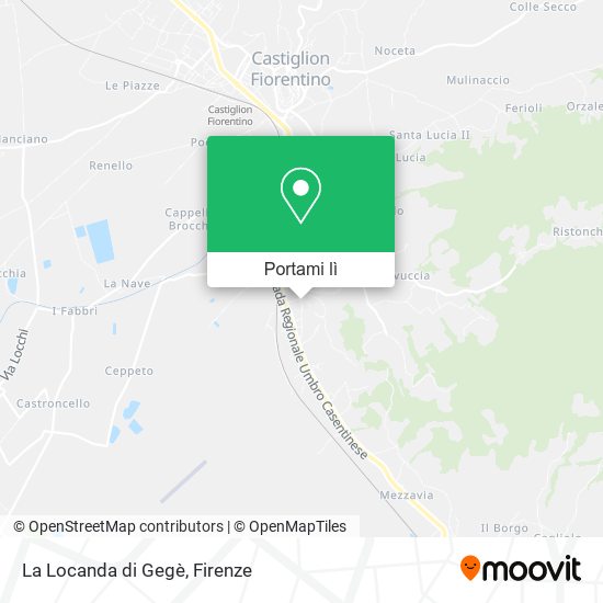Mappa La Locanda di Gegè