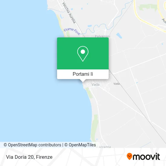 Mappa Via Doria 20