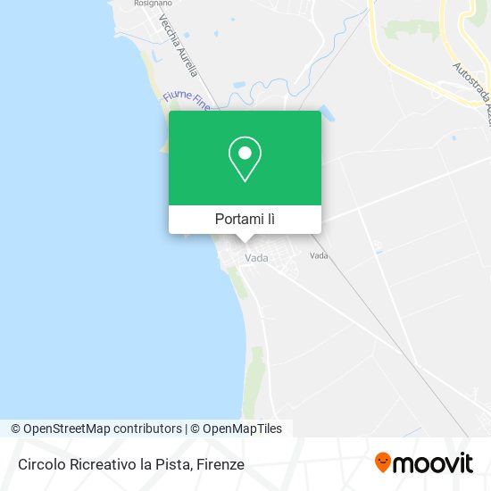 Mappa Circolo Ricreativo la Pista