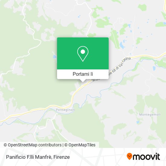 Mappa Panificio F.lli Manfrè