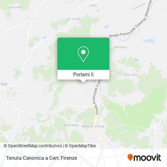 Mappa Tenuta Canonica a Cerr