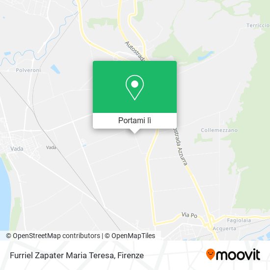 Mappa Furriel Zapater Maria Teresa