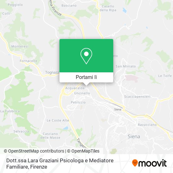Mappa Dott.ssa Lara Graziani Psicologa e Mediatore Familiare