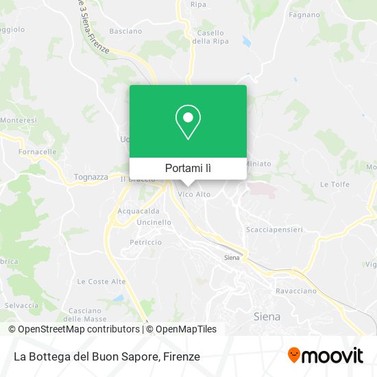 Mappa La Bottega del Buon Sapore