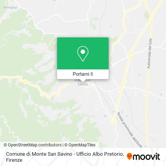 Mappa Comune di Monte San Savino - Ufficio Albo Pretorio