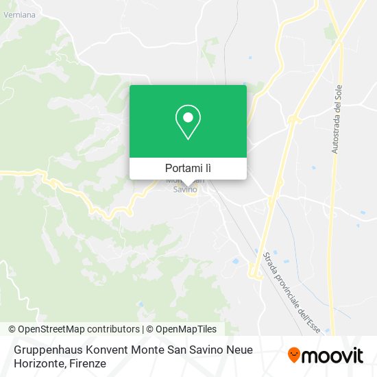 Mappa Gruppenhaus Konvent Monte San Savino Neue Horizonte
