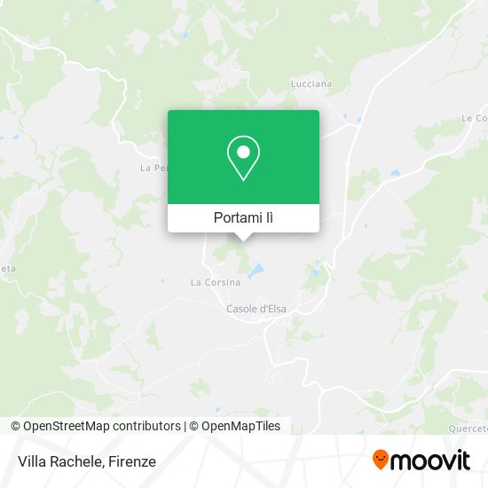 Mappa Villa Rachele