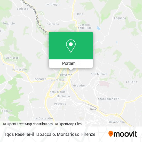 Mappa Iqos Reseller-il Tabaccaio, Montarioso