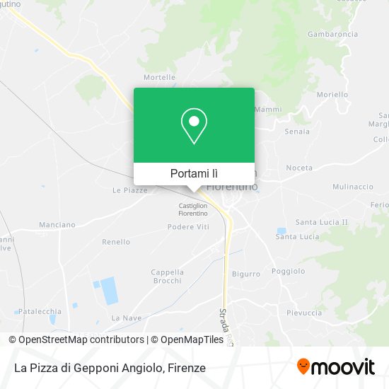 Mappa La Pizza di Gepponi Angiolo