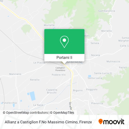 Mappa Allianz a Castiglion F.No Massimo Cimino