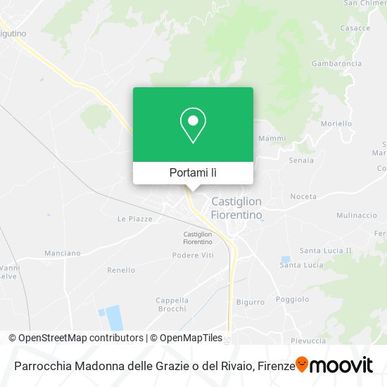Mappa Parrocchia Madonna delle Grazie o del Rivaio