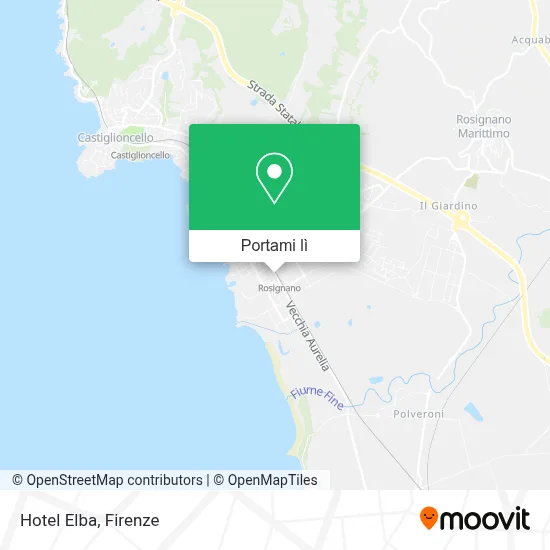 Mappa Hotel Elba
