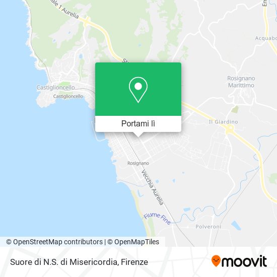 Mappa Suore di N.S. di Misericordia
