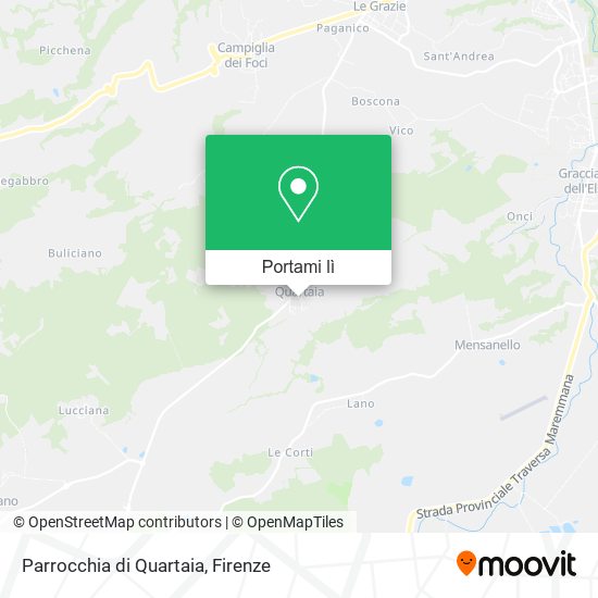 Mappa Parrocchia di Quartaia