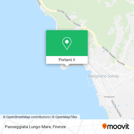Mappa Passeggiata Lungo Mare