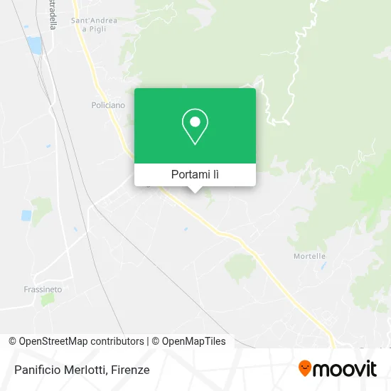 Mappa Panificio Merlotti