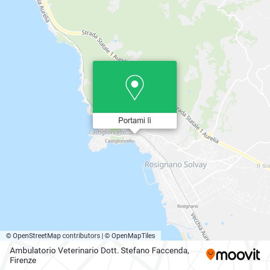 Mappa Ambulatorio Veterinario Dott. Stefano Faccenda