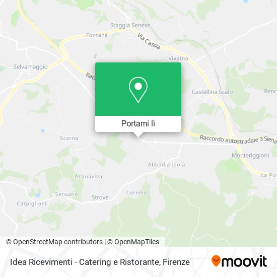 Mappa Idea Ricevimenti - Catering e Ristorante