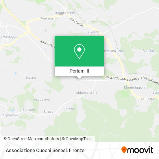 Mappa Associazione Cuochi Senesi