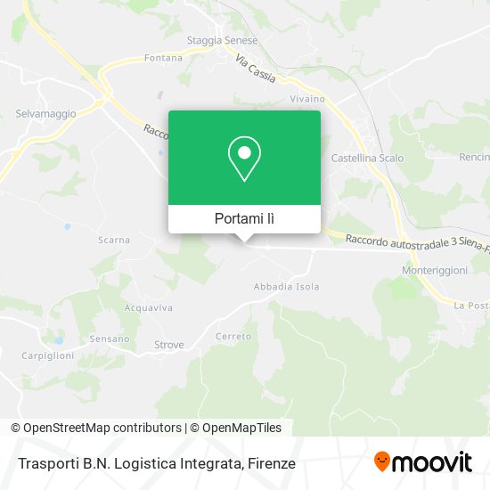 Mappa Trasporti B.N. Logistica Integrata