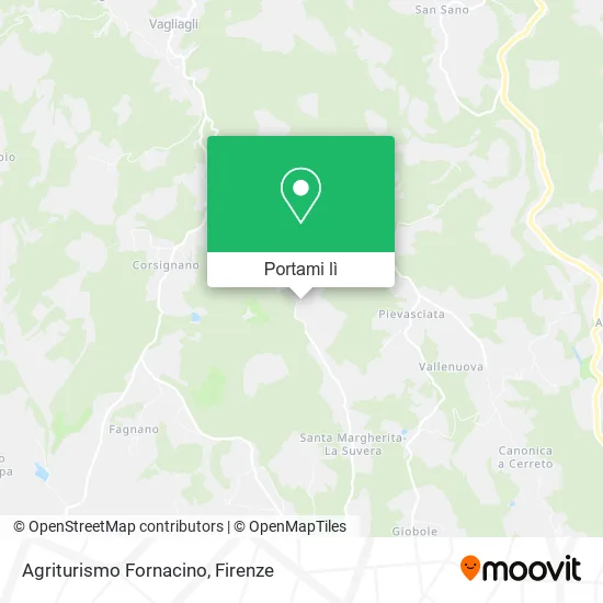 Mappa Agriturismo Fornacino