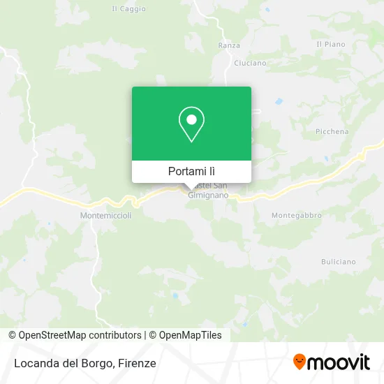 Mappa Locanda del Borgo